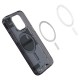 Spigen Ultra Hybrid Mag Case with MagSafe for iPhone 15 Pro - Dark Gray (Zero One Pattern)
