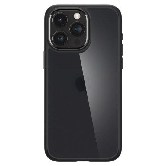 Spigen Ultra Hybrid iPhone 15 Pro Case - Clear Black