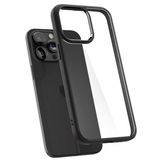 Spigen Ultra Hybrid iPhone 15 Pro Case - Matte Black