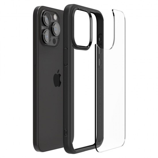 Spigen Ultra Hybrid iPhone 15 Pro Case - Matte Black