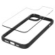 Spigen Crystal Hybrid iPhone 15 Plus Case - Clear Black