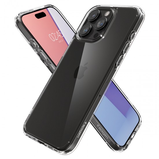 Spigen Crystal Hybrid iPhone 15 Pro Case - Clear