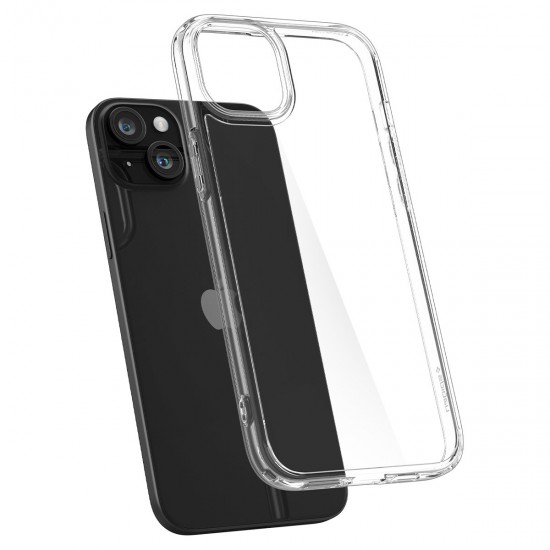 Spigen Crystal Hybrid iPhone 15 Plus Case - Clear