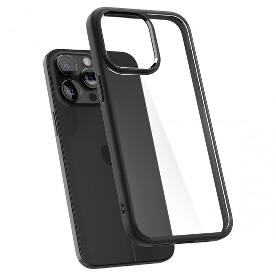 Spigen Crystal Hybrid iPhone 15 Pro Case - Black