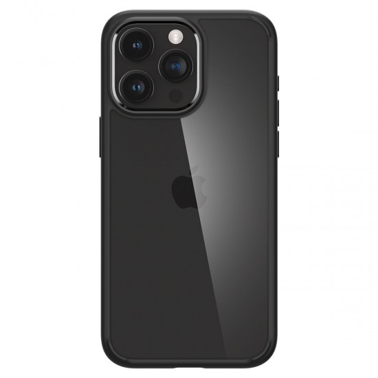 Spigen Crystal Hybrid iPhone 15 Pro Case - Black