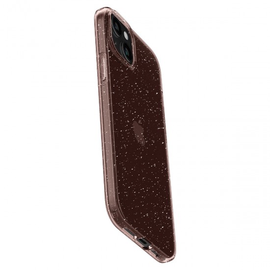 Spigen Liquid Crystal Glitter iPhone 15 Plus Case - Pink/Clear