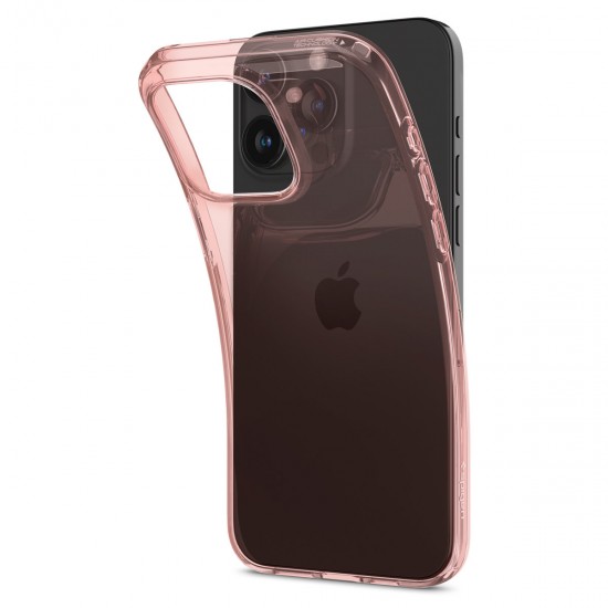 Spigen Crystal Flex Case for iPhone 15 Pro Max - Pink/Transparent