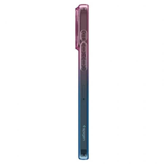 Spigen Liquid Crystal iPhone 15 Pro Case - Pink/Blue