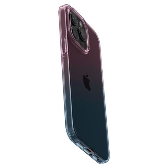 Spigen Liquid Crystal iPhone 15 Pro Case - Pink/Blue