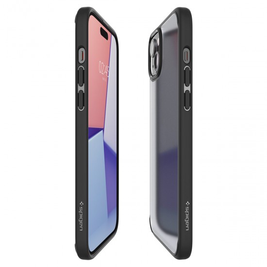 Spigen Ultra Hybrid iPhone 15 Plus Case - Black