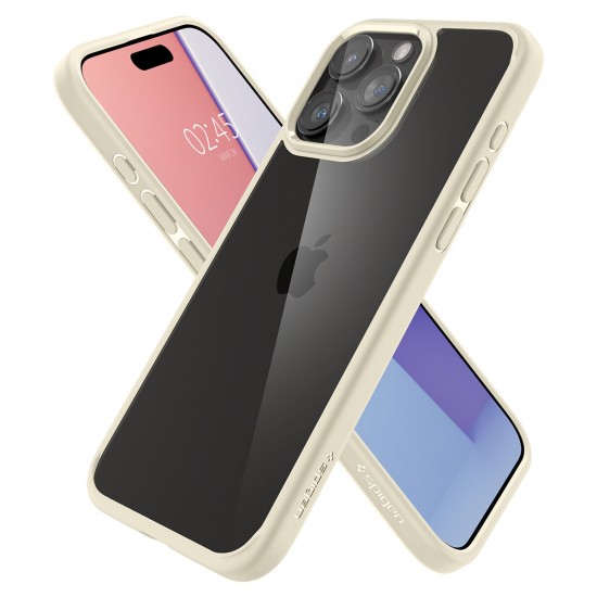 Spigen Ultra Hybrid, sand beige - iPhone 15 Pro