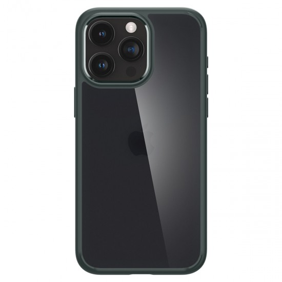 Spigen Ultra Hybrid iPhone 15 Pro Max Case - Dark Green