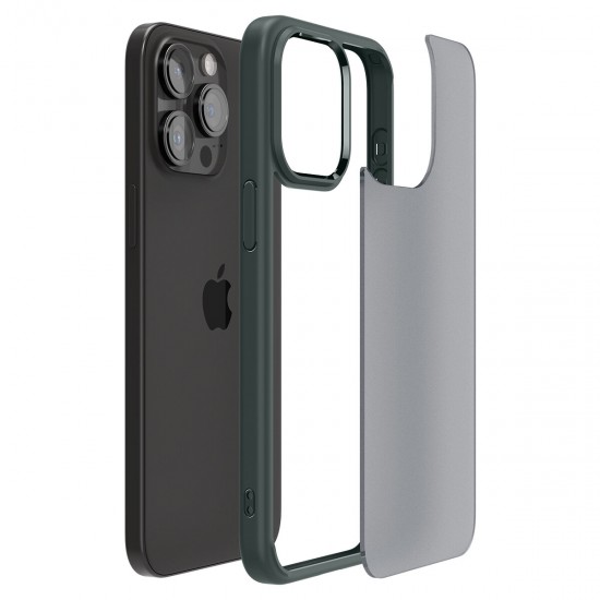 Spigen Ultra Hybrid iPhone 15 Pro Max Case - Dark Green