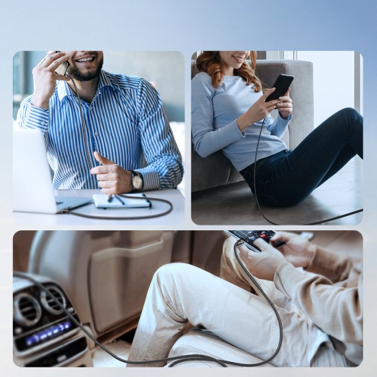 Joyroom Light-Speed ​​Series S-A25 USB-A / USB-C cable 100W 1.2m - black