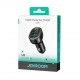 Joyroom JR-CCD03 3.4A Car Charger with Display 3x USB-A - Black