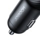 Joyroom JR-CCD03 3.4A Car Charger with Display 3x USB-A - Black