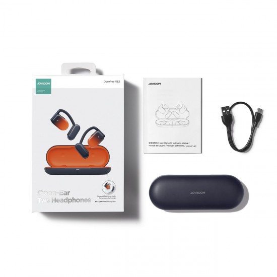 Joyroom Openfree JR-OE2 TWS wireless headphones - orange