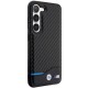 BMW Leather Carbon case for Samsung Galaxy S23+ - black