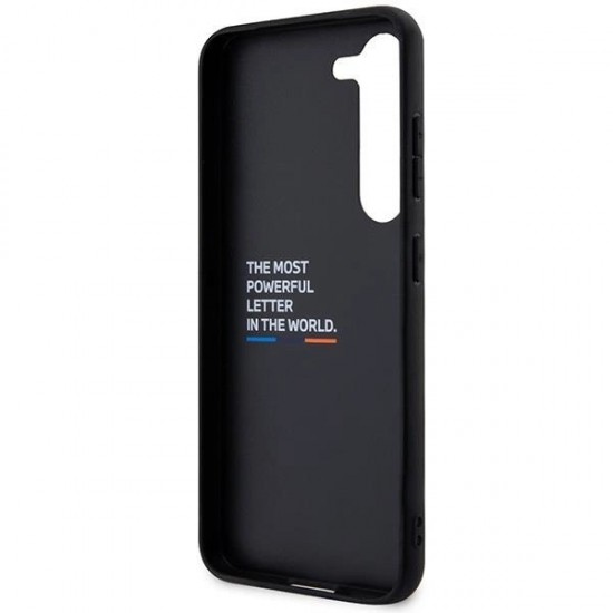 BMW Leather Carbon case for Samsung Galaxy S23+ - black