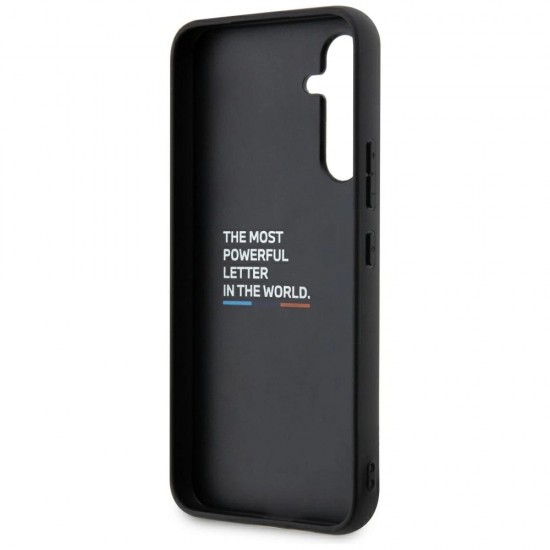 Case BMW BMHCSA5422PTDK A54 black/black Leather Stamp Tricolor