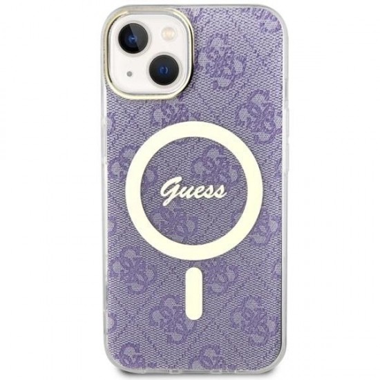 Guess 4G MagSafe case for iPhone 14 - purple