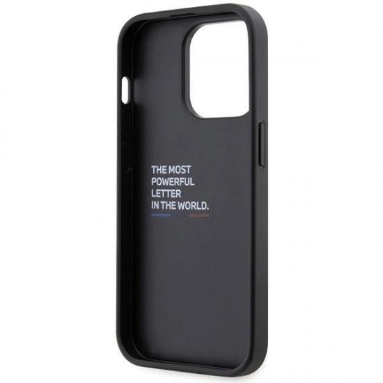 BMW Grip Stand Hot Stamp iPhone 14 Pro Case - Black
