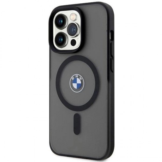 BMW Signature MagSafe Case for iPhone 14 Pro - Black