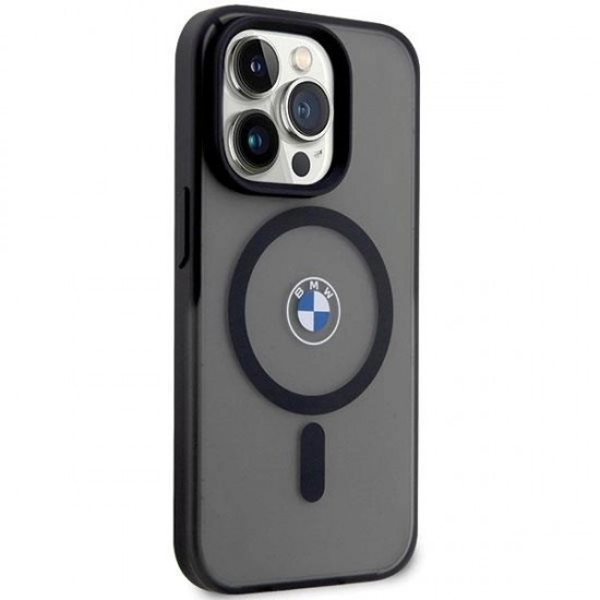 BMW Signature MagSafe Case for iPhone 14 Pro - Black