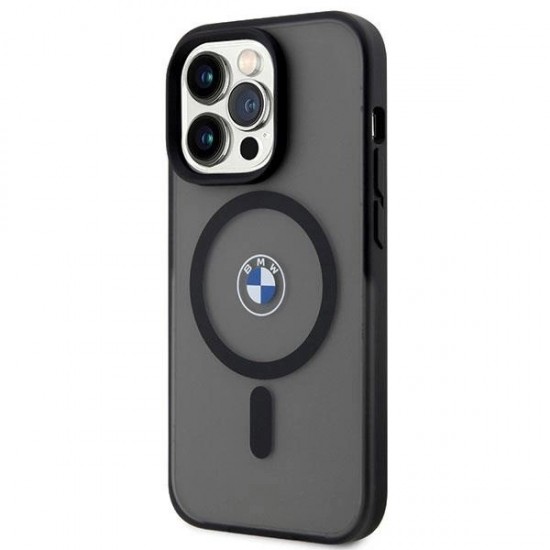 BMW Signature MagSafe Case for iPhone 14 Pro Max - Black