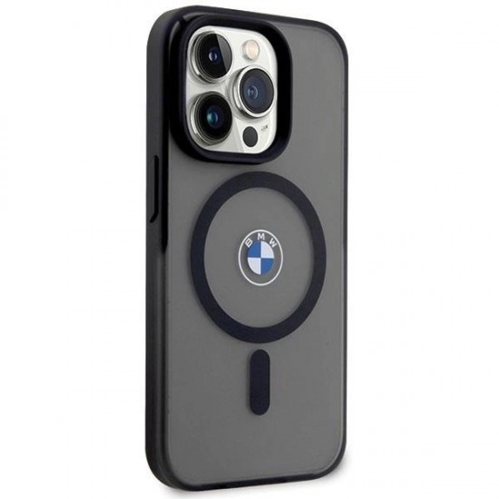 BMW Signature MagSafe Case for iPhone 14 Pro Max - Black