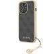 Guess 4G Charms Collection case for iPhone 14 Pro - gray