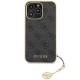 Guess 4G Charms Collection case for iPhone 14 Pro - gray