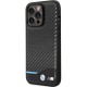 BMW Leather Carbon Case for iPhone 13 Pro Max - Black