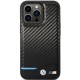 BMW Leather Carbon Case for iPhone 13 Pro Max - Black