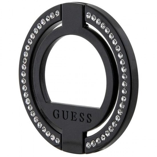 Guess MagSafe Ring stand GUMRSALDGK black/black Rhinestone