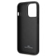 BMW Leather Diamond Pattern case for iPhone 14 Pro - black
