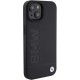 BMW Leather Hot Stamp case for iPhone 15 Plus - black
