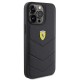 Ferrari Quilted Metal Logo case for iPhone 15 Pro Max - black