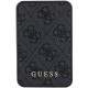 Guess Powerbank 15W GUPB5LP4GEGK 5000mAh black/black 4G Leather Metal Logo