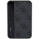Guess Powerbank 15W GUPB5LP4GEGK 5000mAh black/black 4G Leather Metal Logo