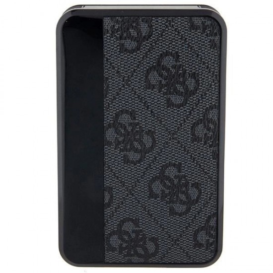 Guess Powerbank 18W GUPB10DP4GEGK 10000mAh black/black 4G Leather Metal Logo