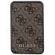 Guess Powerbank 18W GUPB10DP4GEGW 10000mAh brown/brown 4G Leather Metal Logo