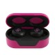 Guess GUTWST31EM TWS Bluetooth headphones + magenta docking station