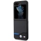 BMW Leather Carbon case for Samsung Galaxy Z Flip 5 - black