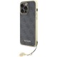 Guess 4G Charms Collection case for iPhone 15 Pro Max - gray
