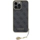Guess 4G Charms Collection case for iPhone 15 Pro Max - gray