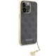 Guess 4G Charms Collection case for iPhone 15 Pro Max - gray