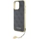 Guess 4G Charms Collection case for iPhone 15 Pro Max - gray