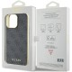 Guess 4G Charms Collection case for iPhone 15 Pro Max - gray