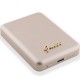 Guess MagSafe Metal Script Logo induction power bank 15W 5000mAh - gold